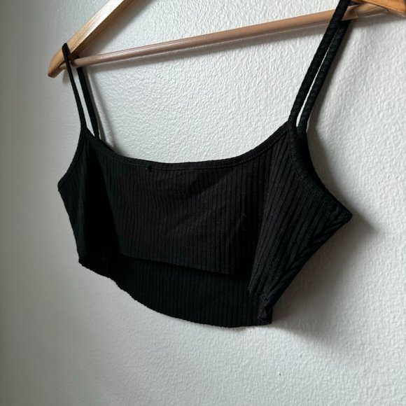 Micro Cropped Ribbed Tank - Large - Picture 3 of 5